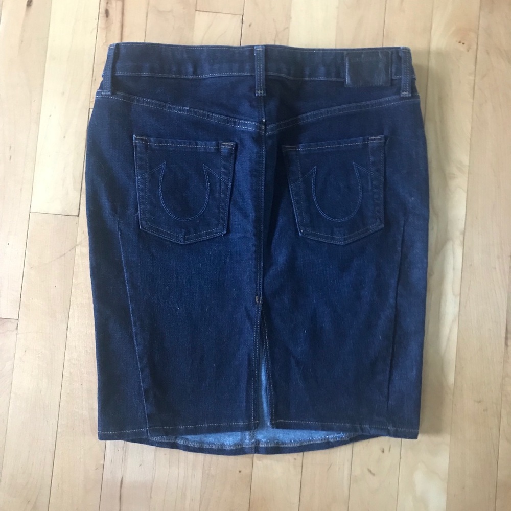 True Religion NWOT Pencil Jean Skirt - Picture 4 of 6